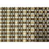 Buy cheap 13ft Woven Painted Bronze Wire Mesh For Building Facade from wholesalers