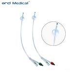 Disposable Sterile 100% Silicone Coated Foley Catheter 2 Way Standard Type Foley