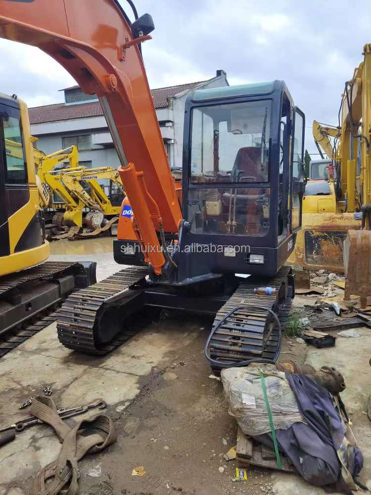 mini used crawler digging machine doosan dx55/secodn hand high quality excavator doosan dx55