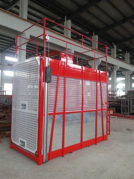 Buy cheap 100m Single Cage Construction Hoist Elevator , Steel Galvanized Material from wholesalers