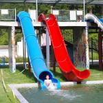 Buy cheap 5m Height Amusement Park Water Slide Straight Tunnel Slide Humanization Design from wholesalers