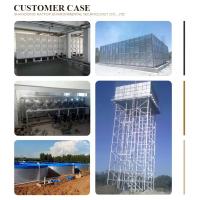 Buy cheap Hot Dipped Galvanized Steel Structure Water Tank Price Modular Sectional product