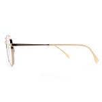 FM2571 Stainless Optical Eyeglasses Frames , Unisex Full Rim Round Frame