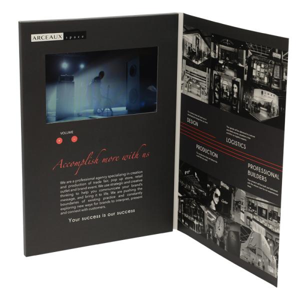 Quality Landscape Shape Wedding Invitation Video Card 1024x600 Pixel USB Charging for sale