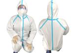 CAT 3 TYPE 3456 non medical disposable microporous SFS protective coverall with