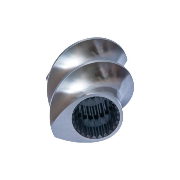 High Wear Resistance Twin Screw Extruder Parts Single Flighted Screw Element For