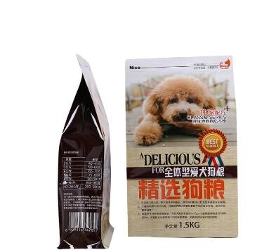 Custom Printing Flat Bottom Dried Snack / Food Grade Packaging Plastic Aluminum Foil k Bag