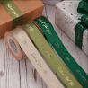 Buy cheap Customizable Satin Ribbon Rose Gold Foil Printed Ribbon for Gift Wrapping from wholesalers