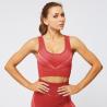 Buy cheap Fashion Women Fitness Wear Yoga Bra Eco Yoga Set Fitness Slight Pink Strap Clothing from wholesalers