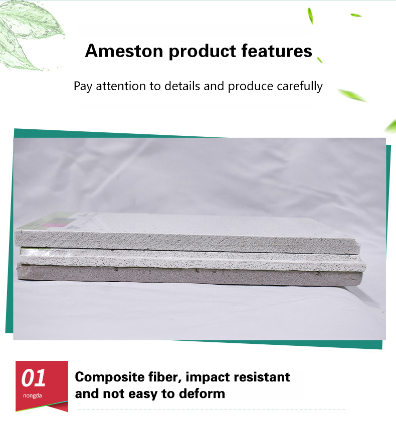 Customized Size Lightweight Mineral Wool Ceiling Board for Sound-Absorbing Construction