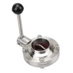 304 316 Stainless Steel Butterfly Valve with Silver Casting Technology and