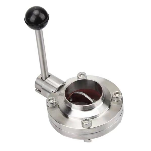 304 316 Stainless Steel Butterfly Valve with Silver Casting Technology and