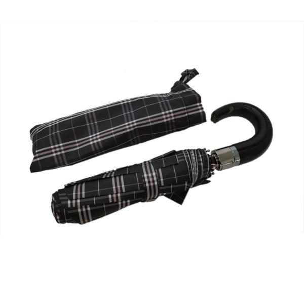 Buy cheap 21 Inch Leather Handle Auto Open Close Umbrella , Mens Storm Proof Umbrella from wholesalers