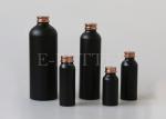 Support heat transfer printing 150ml matte Black Aluminum Cosmetic spray Bottles