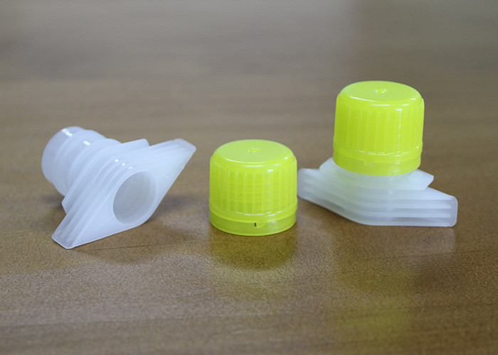 18mm Outer Dia Plastic Spout Caps For Laundry Detergent Pouch Packaging
