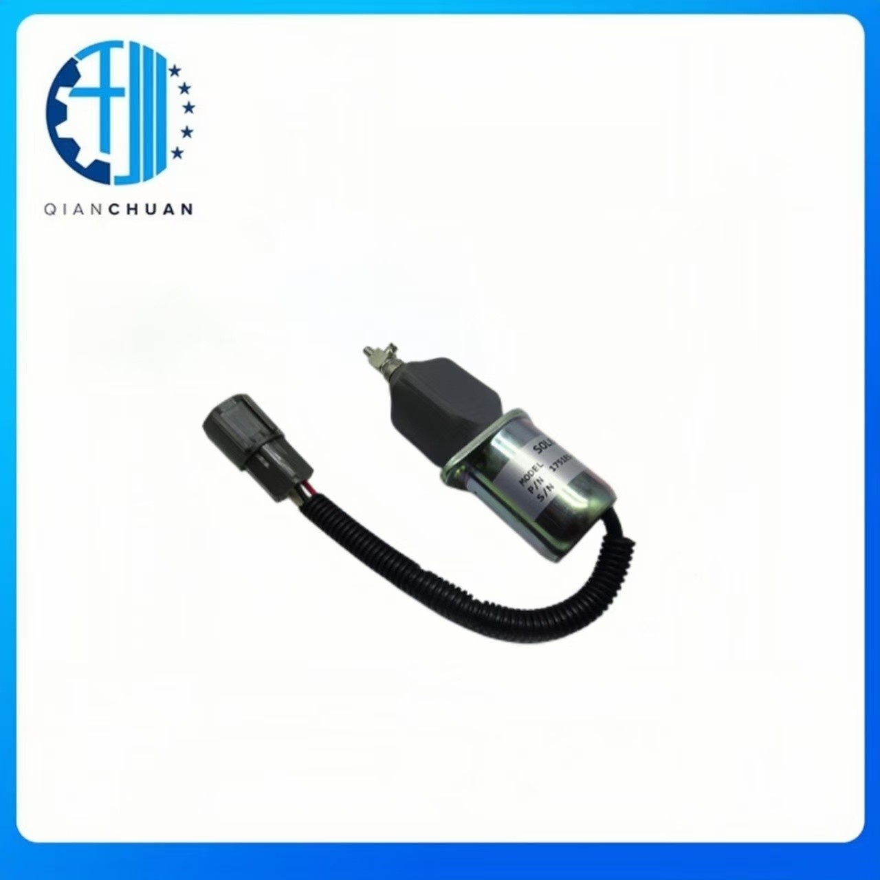 129953-77811 1751ES-12A3UC12B1S 24V Fuel Stop Solenoid For Yanmar Engine 4TNE94