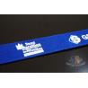 Buy cheap Custom Blue Ribbon With White Printing Woven Medal Ribbons Medal Lanyards For Events from wholesalers