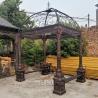 Buy cheap Antique Iron Gazebo Wrought Iron Pavilion Garden Metal Large European Style Outdoor Decorative from wholesalers