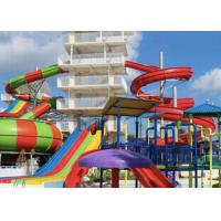 Buy cheap Theme Park Fiberglass Water Slide Customized Closed Tube Spiral FRP For Adult product
