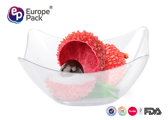 6.2 G Disposable Dessert Dishes Clear Disposable Bowls Freezable