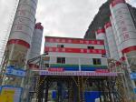 HZS60 Concrete Mixing Plant Dry Powder Mixing Plant Concrete Mixer With Conveyor