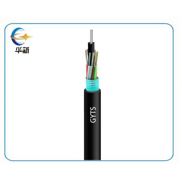 Buy cheap 2-144 Cores G652d Optical Fiber Cable GYTS For Outdoor Aerial Duct And Direct Buried from wholesalers