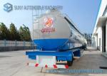 Transportation 48000L Q345 Mild Steel Oil Tank Trailer 3 Axle