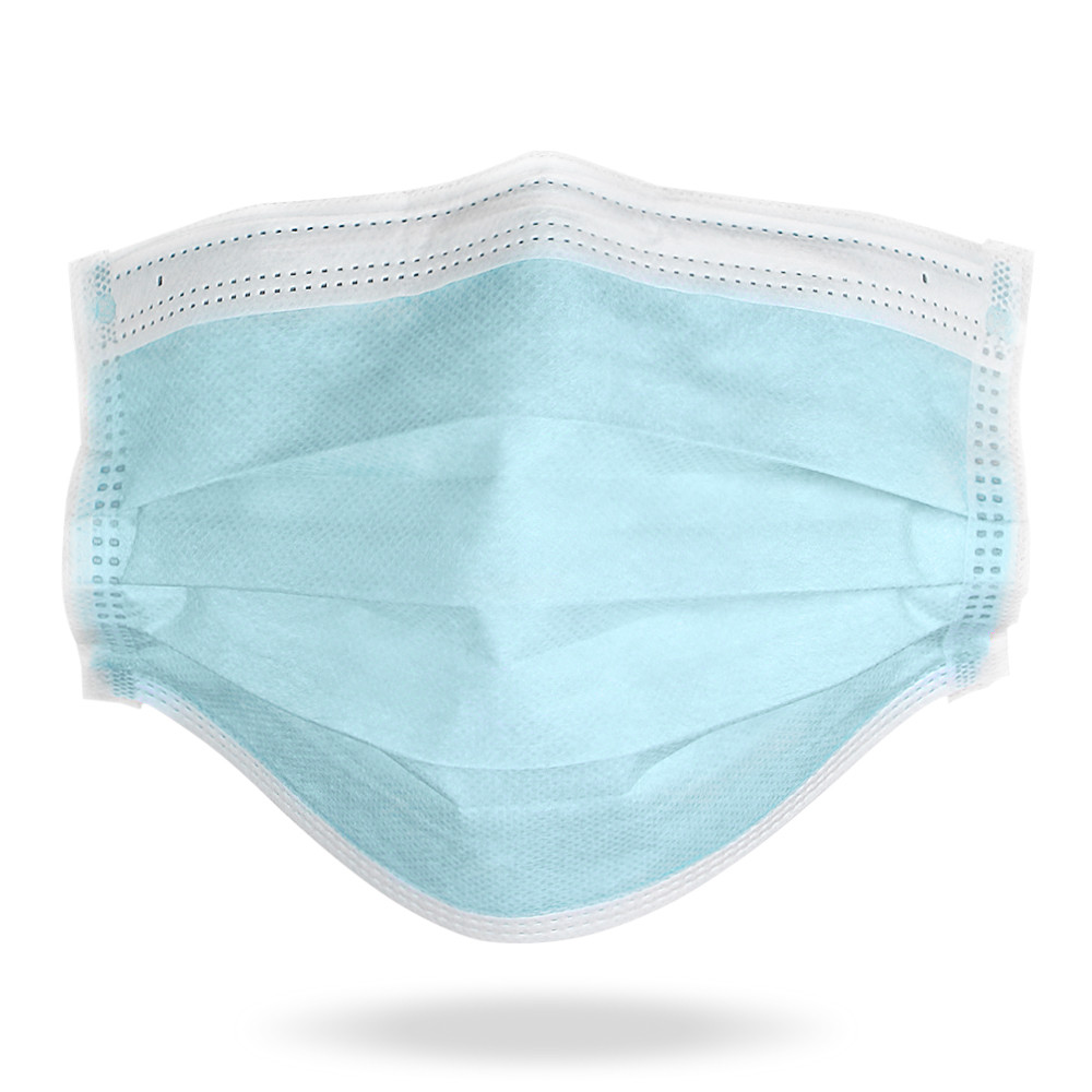 Non Woven 3 Ply Disposable Face Mask 3D Breathing Space 2.9 - 3.2g Light Weight