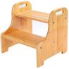 Buy cheap Toddlers Kids shower Bathroom Footstool For Shaving Legs Bamboo Wood from wholesalers