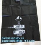 PE asbestos yard waste bags, Durable Black Large 6 Mil Jumbo Disposal Asbestos