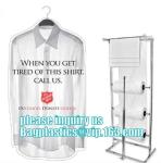 Clear Vinyl Showerproof PEVA Plastic Garment Suit Clothes Shoulder Dust Covers