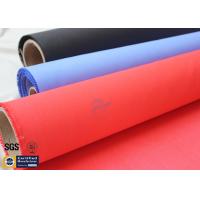 Buy cheap Acrylic Coated Fiberglass Fire Blanket 490GSM 0.43mm Red Fire Safety Protection product