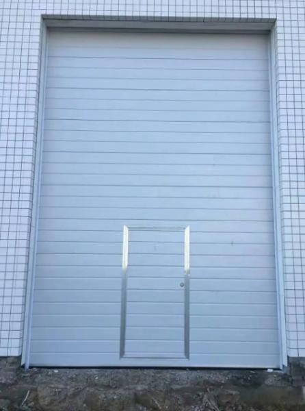 Aluminum Threshold Sectional Overhead Door 50mm-80mm Thickness Insulated Custom