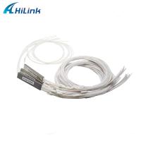 Buy cheap Single Mode Fiber PLC Optical Splitter Steel Tube 1X16 0.9mm Without Connector product