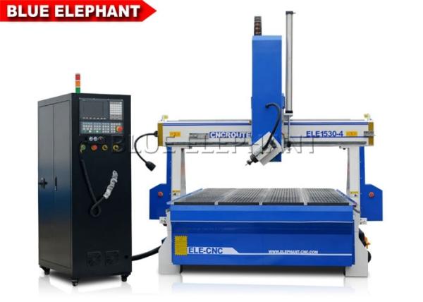 Commercial Cnc Router With Rotary Axis , Germany Eisele Reducer Wood Cutting Cnc