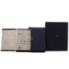 Buy cheap Blue Microfiber Leather Jewelry Gift Boxes Custom Jewelry Packaging 29x23x5cm from wholesalers