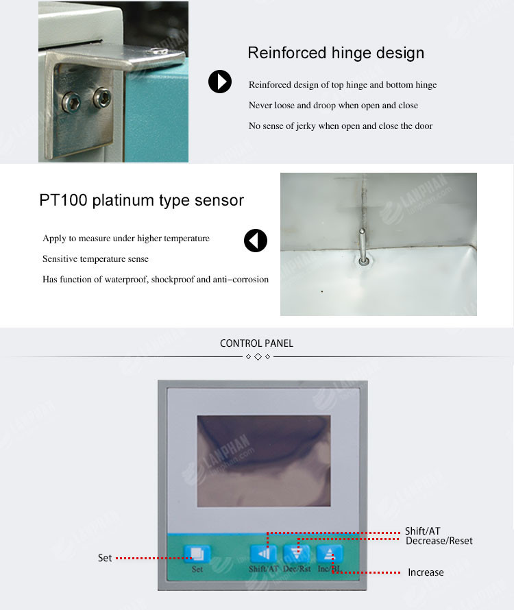 PID Self Tuning Laboratory 50L Vacuum Drying Oven Sanitary Type
