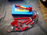20 Ton Porta Power Kit , Save Space Triple Stage Car Body Jack Kit