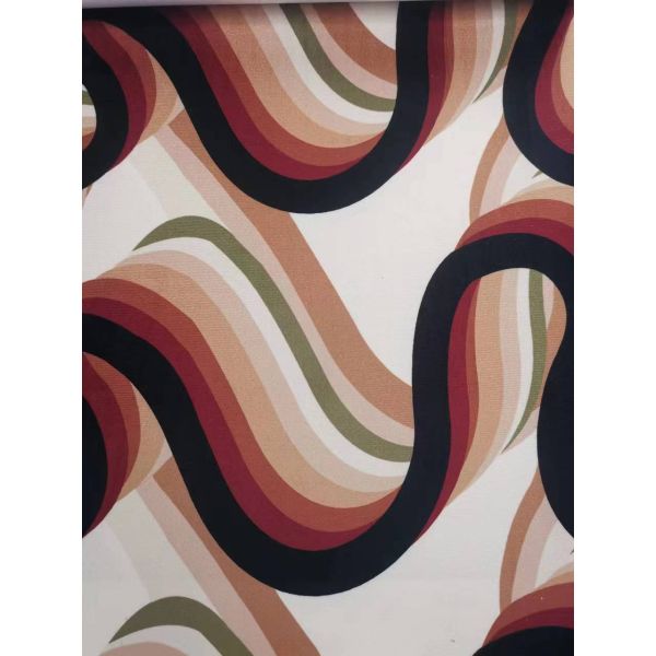 Anti Pill Digital Print Velvet Fabric Elegant For Sofa Fabric Indonesia