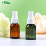 Collar Material Plastic Spray Bottles Round Shape For Luxury Cosmetic Packaging