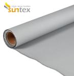 High Temperature 0.41mm PU Coated Fire Retardant Fiberglass Fabric M0 Fire