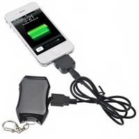 Buy cheap 1200mAh mini keychian solar power bank for mobile phone with cheapest price and product
