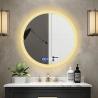 Buy cheap Tempered Round Mirror Glass 3mm Thick Digital Display LED Mirror Glass from wholesalers