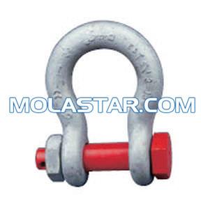 Buy cheap Marine Shackle Safety Bolt Type Anchor Shackle MLG 346 High Strength High Quality Anchor Chian Shackles Steel Shackles from wholesalers