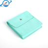 Buy cheap Custom Logo Jewelry Necklace Gift Bags Snap Button Microfiber Jewelry Pouch Jewelry Packaging Storage Bag from wholesalers
