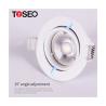 Buy cheap Restaurant Gu10 Bathroom Downlights Fixture 68mm Cutting 50000 Life Span from wholesalers