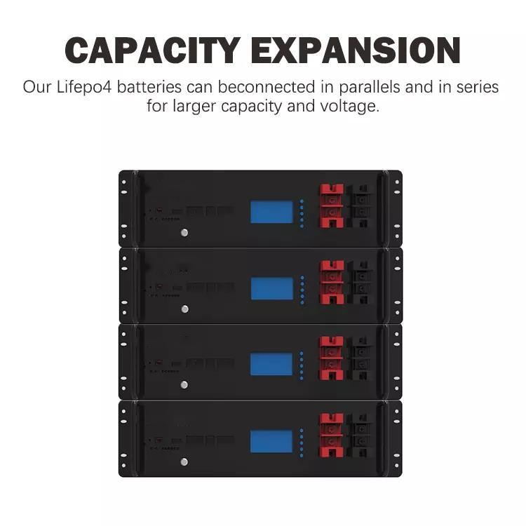 CAN Solar Energy Storage System 120Ah 48 Volt Lithium Battery With Smart BMS