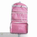Hanging Electronics Organizer Travel Case Multi Purpose Pink / Blue Color