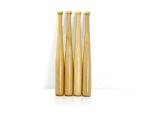 Three in One Set Mini Baseball bat,Wooden Baseball Bat Self Defense Wood Just
