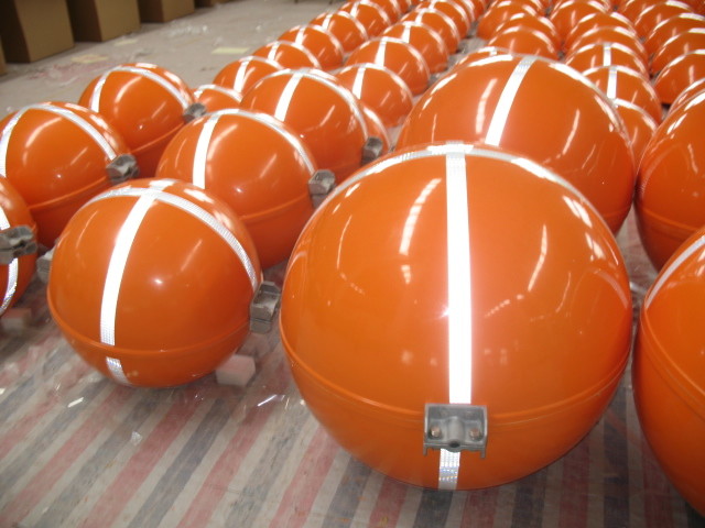 Aluminum Materia Aircraft Warning Sphere 600 Mm / Customized Diameter